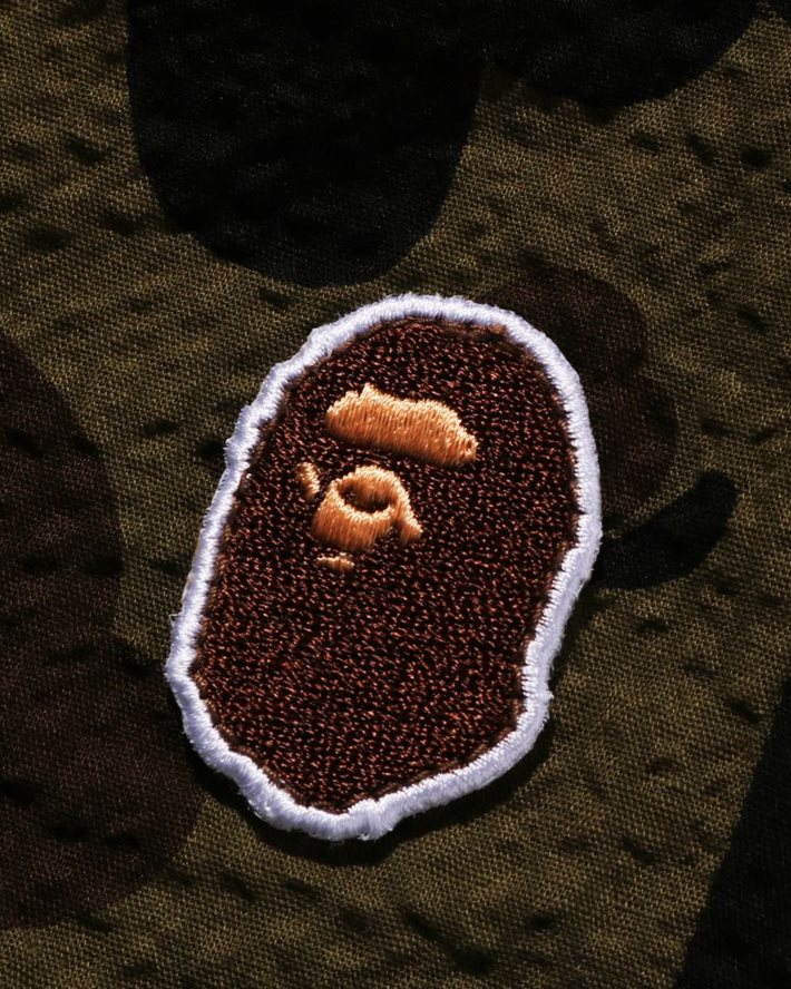 1. camo ballongbukser 6XV6201396 militærgrønn A Bathing Ape barn