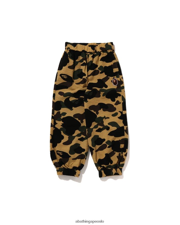 1. camo ballongbukser 6XV6201397 gul A Bathing Ape barn