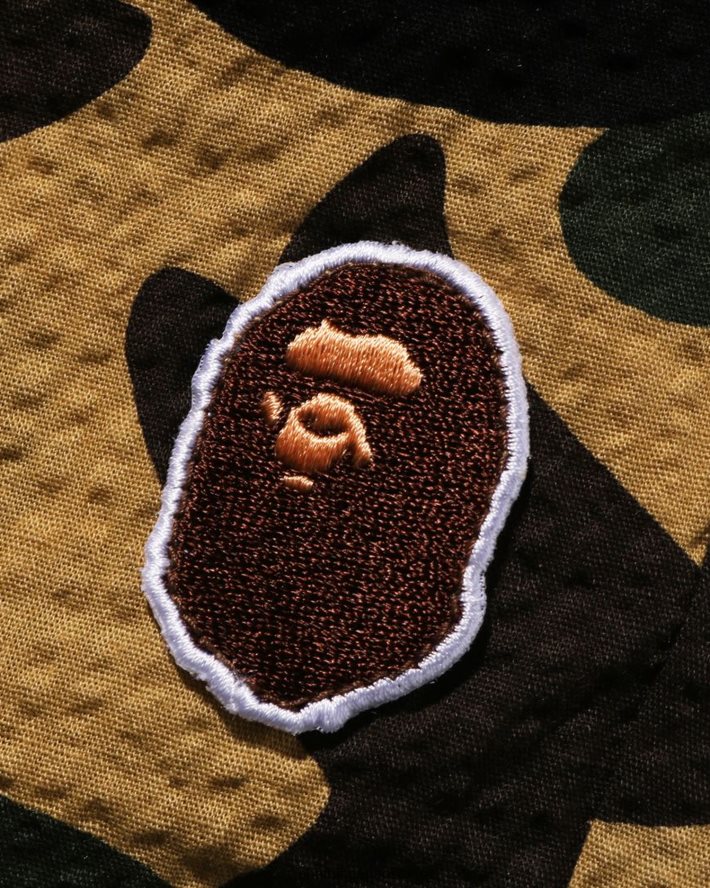 1. camo ballongbukser 6XV6201397 gul A Bathing Ape barn