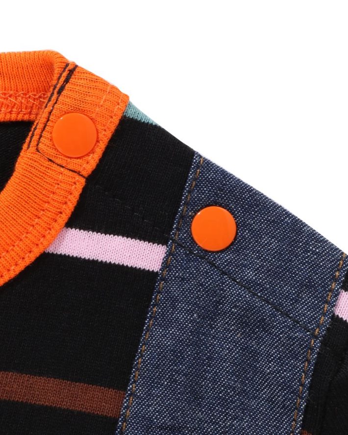 bøyle baby milo seler bukser lagdelte bukser 6XV6201449 svart A Bathing Ape barn