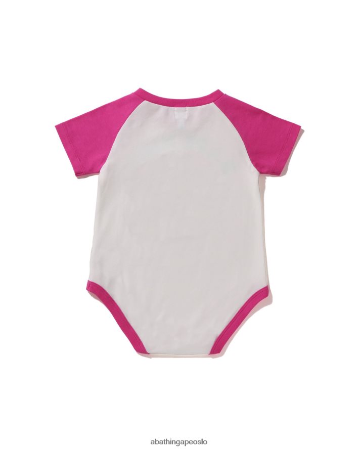 baby milo bodysuit 6XV6201603 hvit A Bathing Ape barn