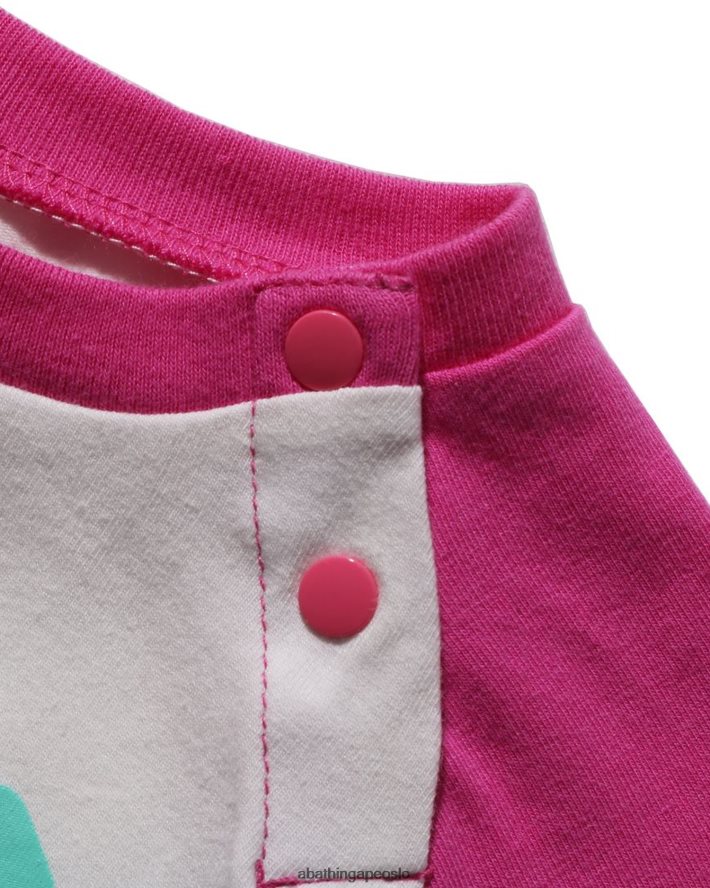 baby milo bodysuit 6XV6201603 hvit A Bathing Ape barn