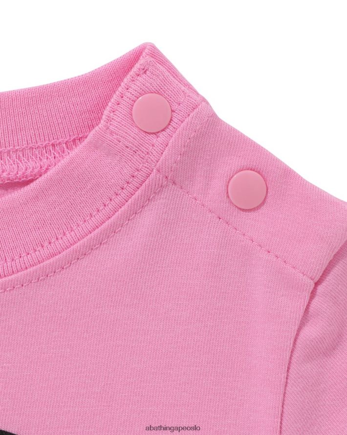 baby milo face lagdelt body 6XV6201702 rosa A Bathing Ape barn