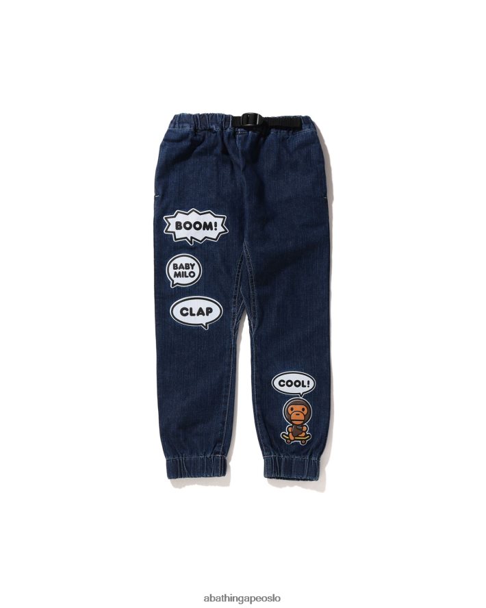 baby milo taleballong denimbukser 6XV6201560 denim A Bathing Ape barn