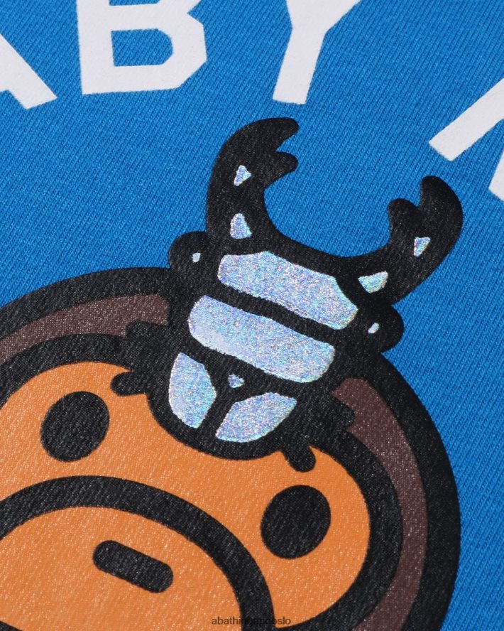 baby milo utdrikningslag bodysuit 6XV6201615 blå A Bathing Ape barn