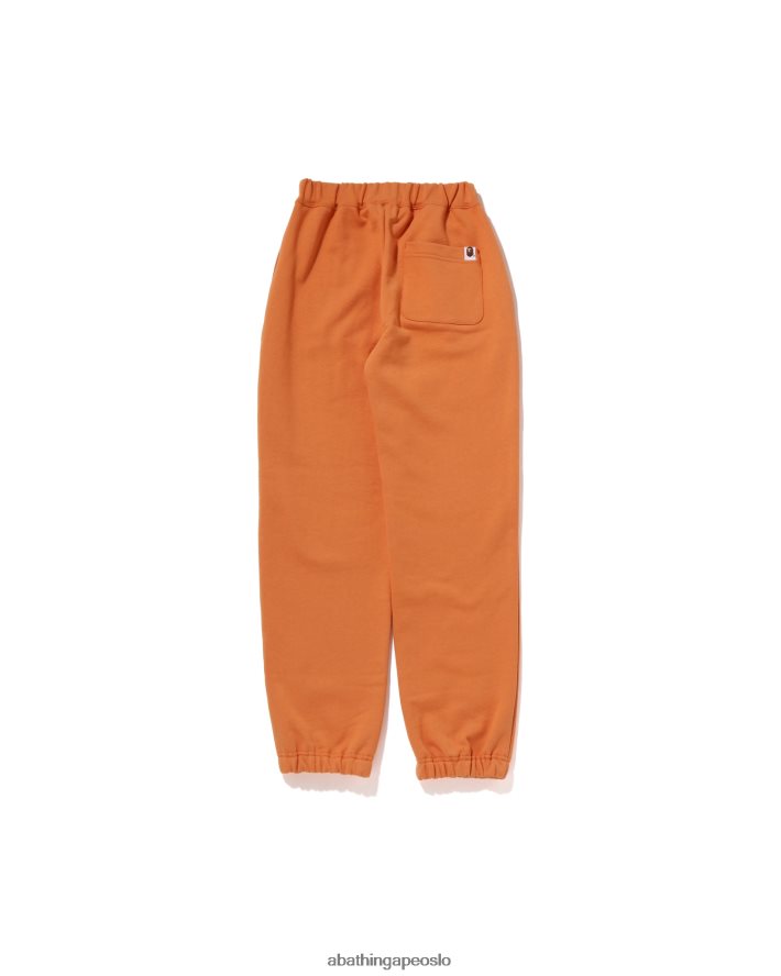 multi fonts joggebukser jr 6XV6201678 oransje A Bathing Ape barn