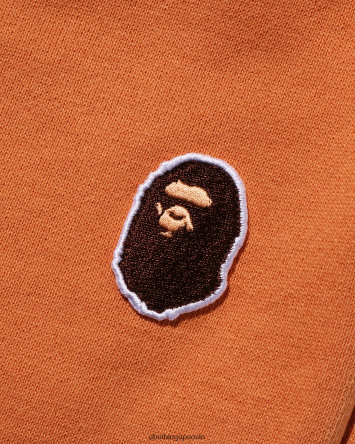 multi fonts joggebukser jr 6XV6201678 oransje A Bathing Ape barn