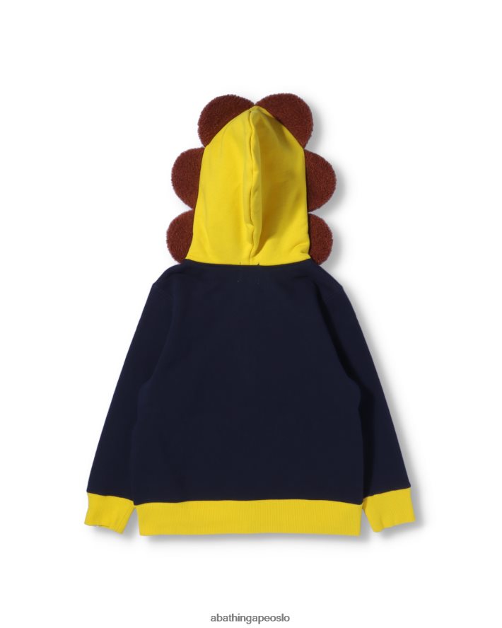 baby milo friends hettegenser med glidelås 6XV6201759 blå A Bathing Ape barn