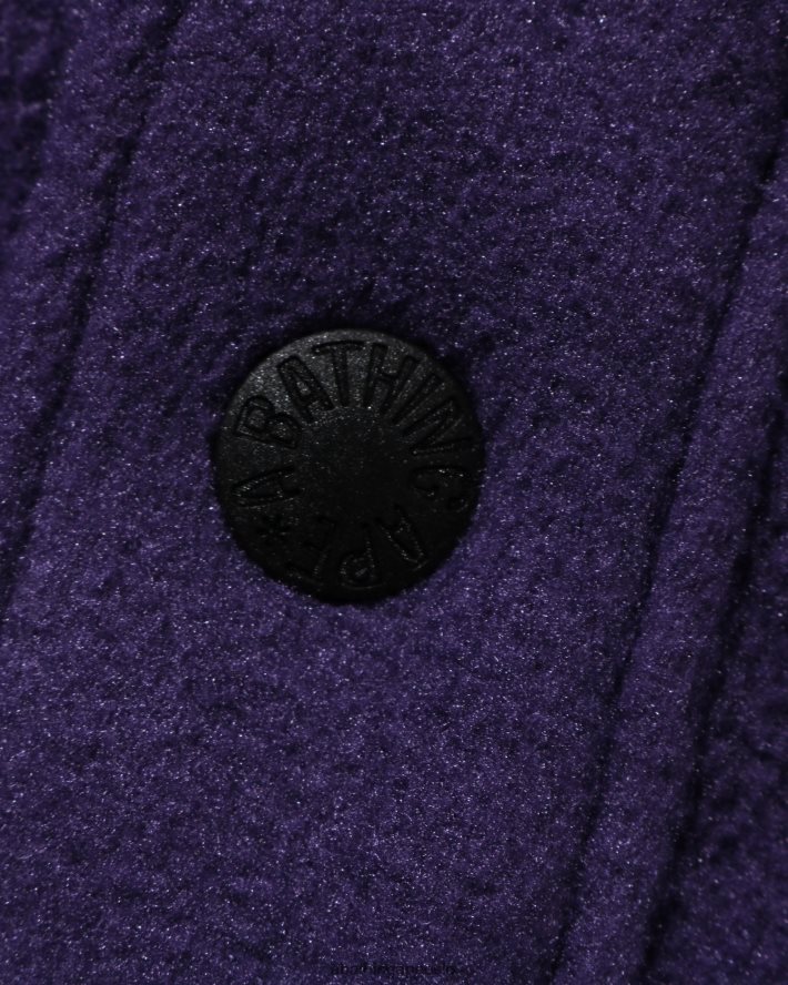 hai patch jakke 6XV6201643 lilla A Bathing Ape barn