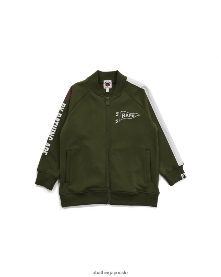 jersey topp 6XV6201789 militærgrønn A Bathing Ape barn