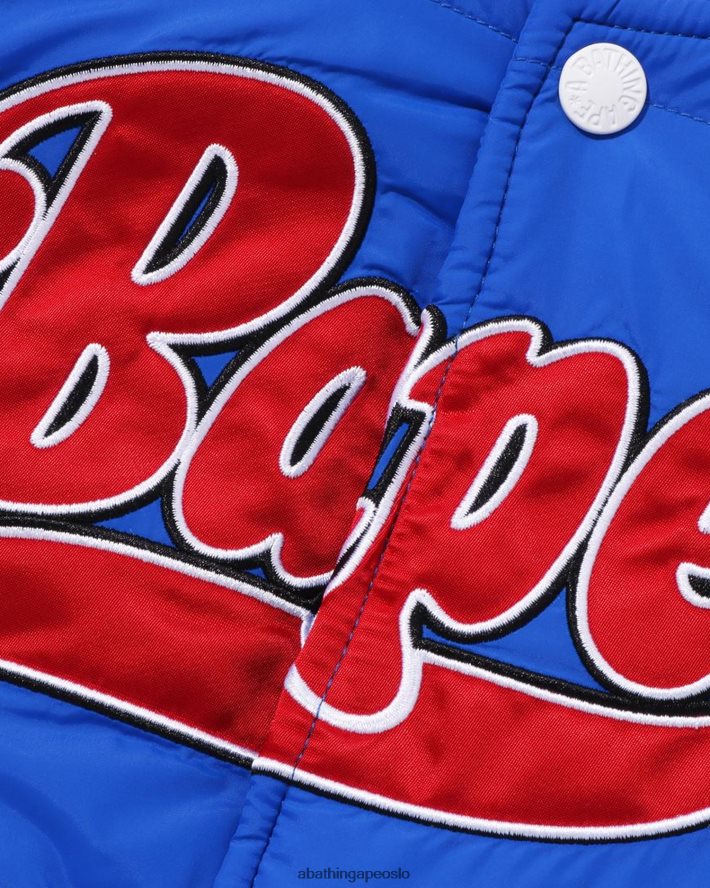 patch vattert jakke 6XV6201547 blå A Bathing Ape barn