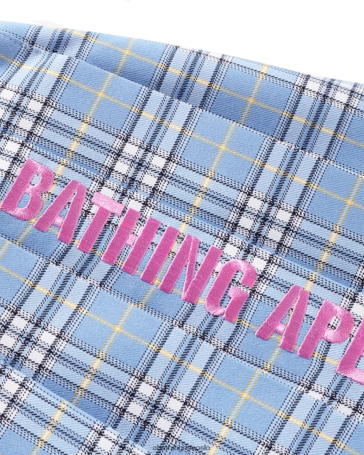 rutete plissert skjørt jr 6XV6201696 blå A Bathing Ape barn