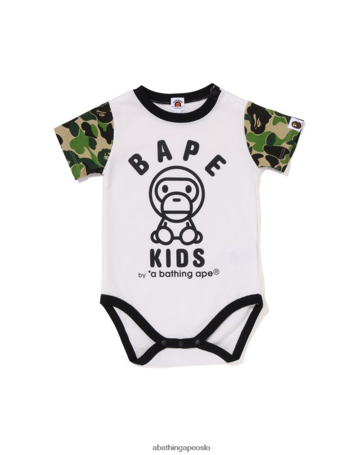 abc camo baby milo gavesett 6XV6201279 militærgrønn A Bathing Ape barn