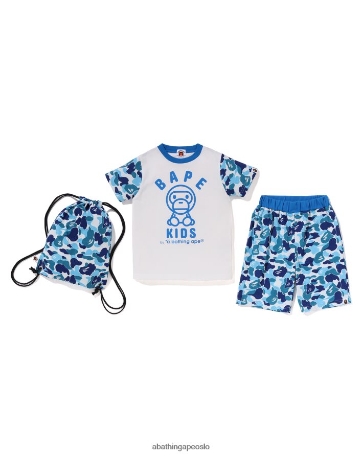 abc camo baby milo gavesett 6XV6201295 lyse blå A Bathing Ape barn