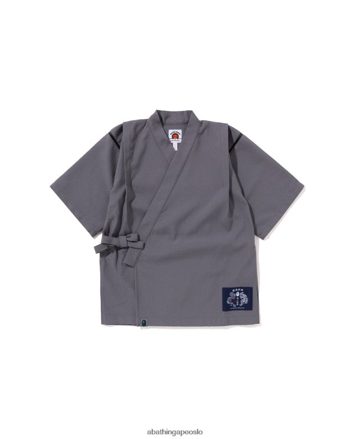 japan jinbei dress 6XV6201333 grå A Bathing Ape barn