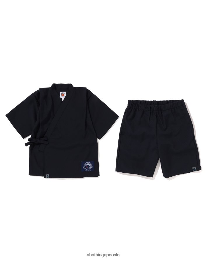 japan jinbei dress 6XV6201334 marineblå A Bathing Ape barn