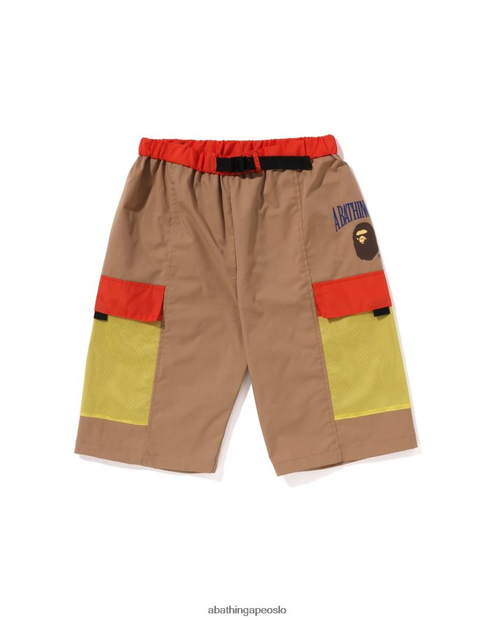 mesh lommeshorts 6XV6201308 beige A Bathing Ape barn