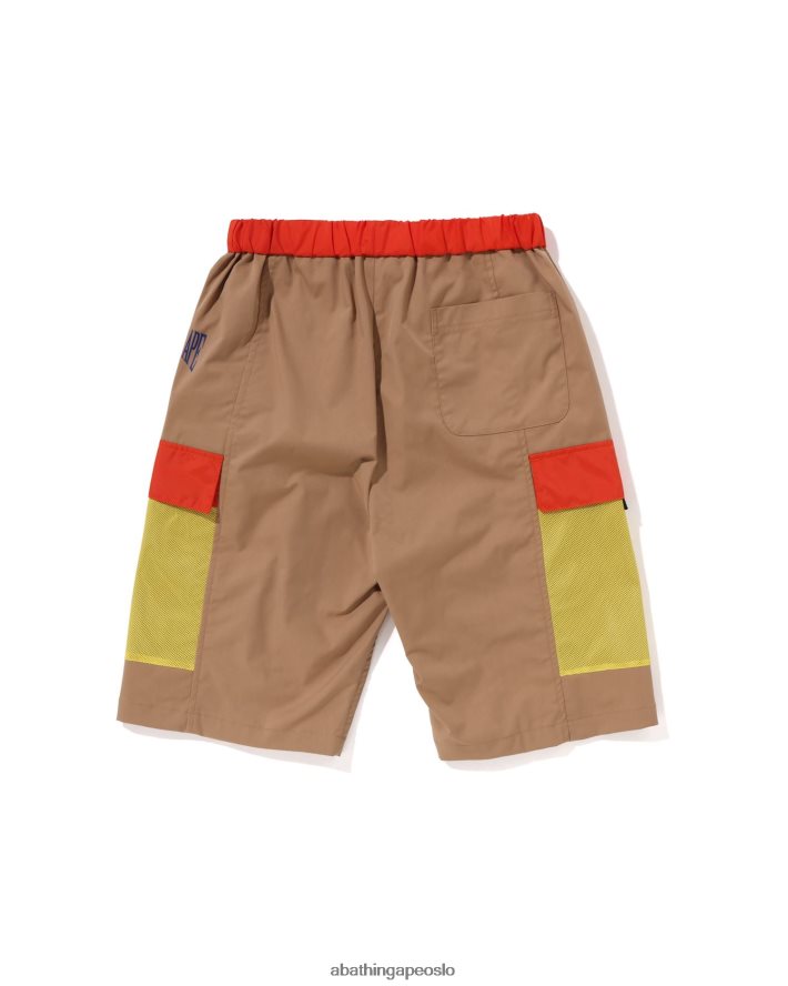 mesh lommeshorts 6XV6201308 beige A Bathing Ape barn