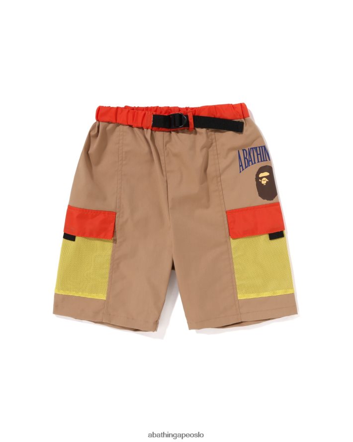 mesh lommeshorts 6XV6201310 beige A Bathing Ape barn