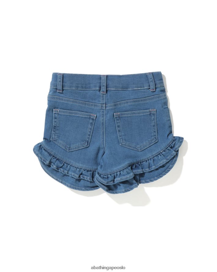 strawberry milo frill shorts 6XV6201722 denim A Bathing Ape barn