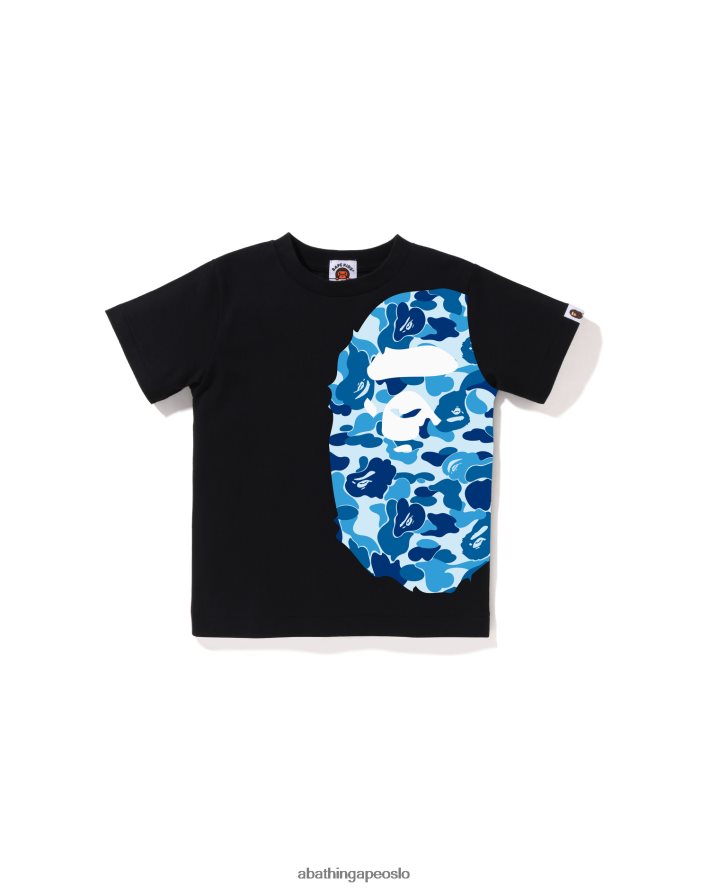 abc camo side big head tee 6XV6201289 svart A Bathing Ape barn