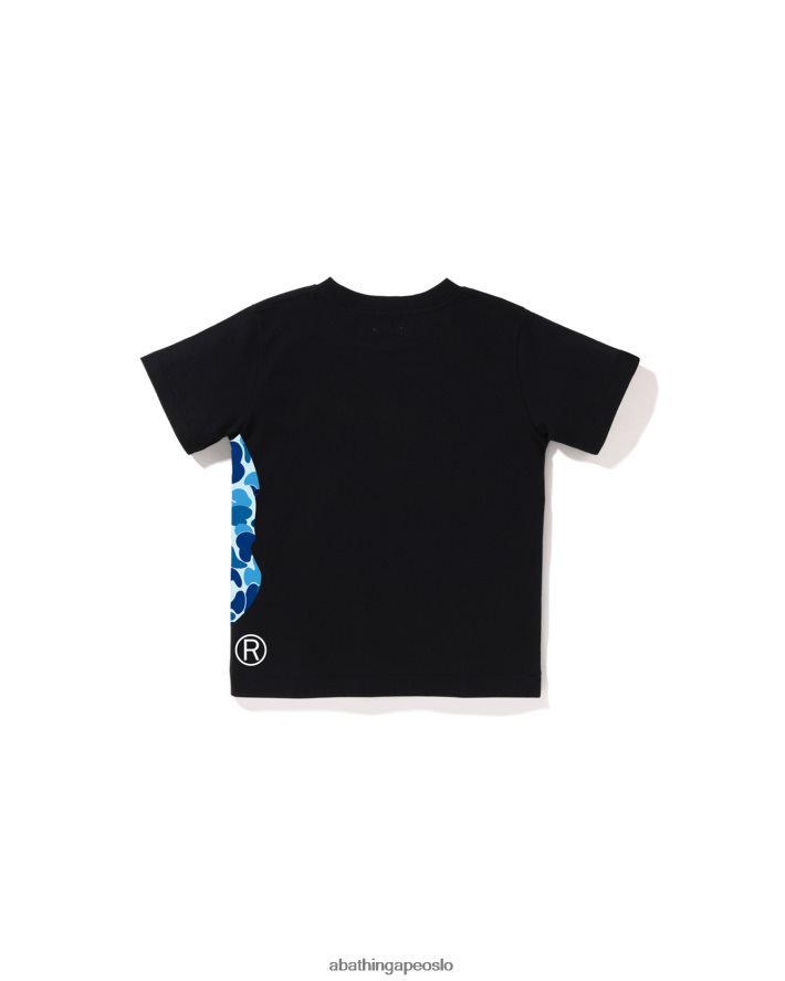 abc camo side big head tee 6XV6201289 svart A Bathing Ape barn