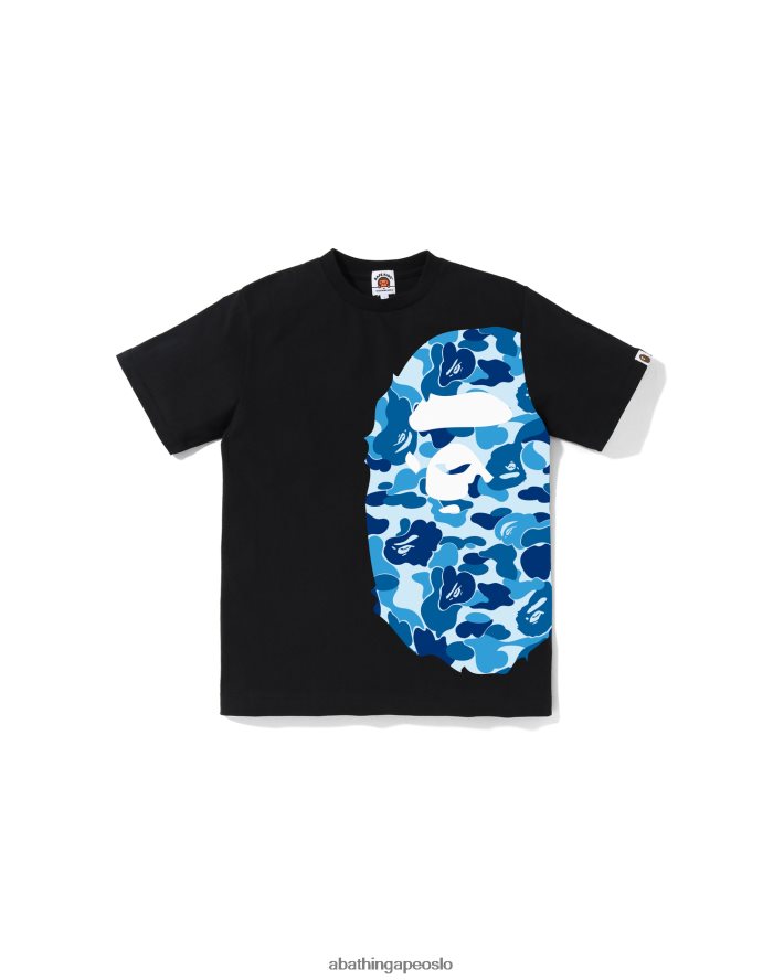 abc camo side big head tee jr 6XV6201281 svart A Bathing Ape barn