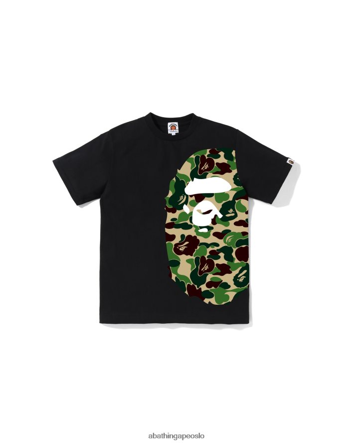 abc camo side big head tee jr 6XV6201282 svart A Bathing Ape barn