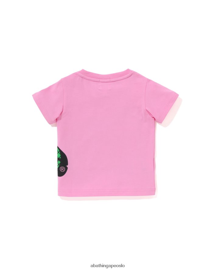 baby milo frukt-t-skjorte 6XV6201324 rosa A Bathing Ape barn