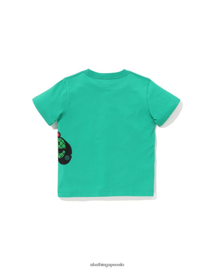 baby milo frukt-t-skjorte 6XV6201338 lysegrønn A Bathing Ape barn