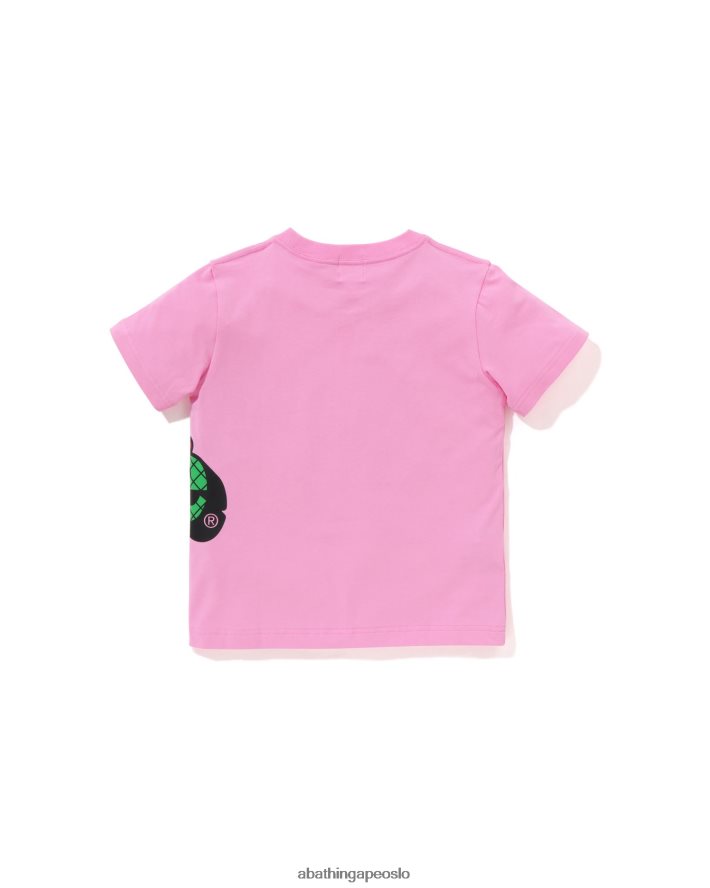 baby milo frukt-t-skjorte 6XV6201339 rosa A Bathing Ape barn