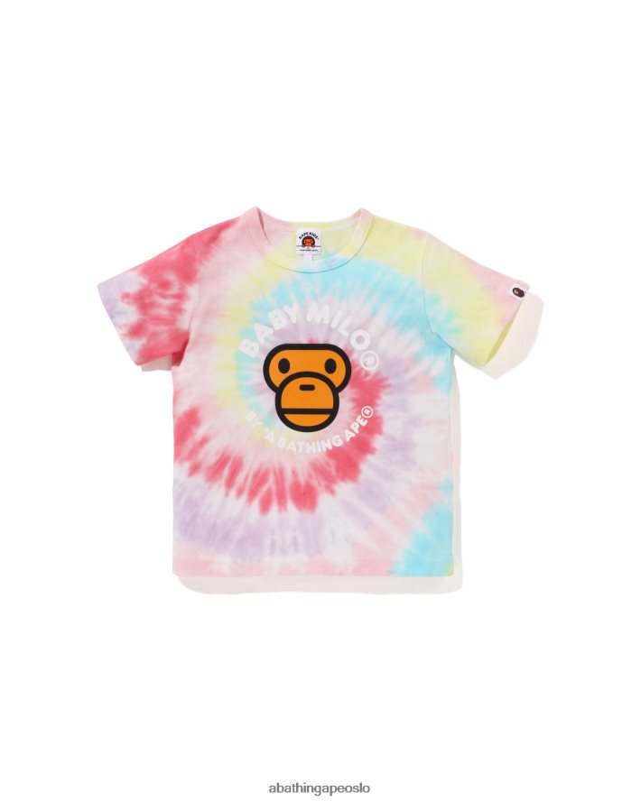 baby milo slipsfarget t-skjorte 6XV6201708 gul A Bathing Ape barn