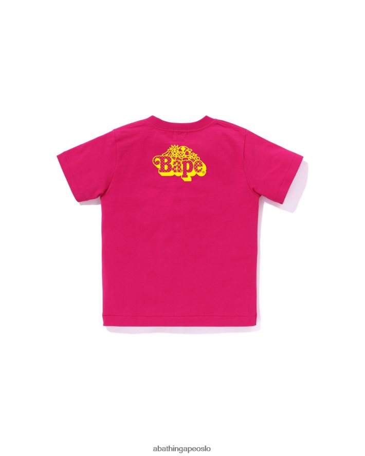 baby milo tee med blandet frukt #2 6XV6201456 rosa A Bathing Ape barn