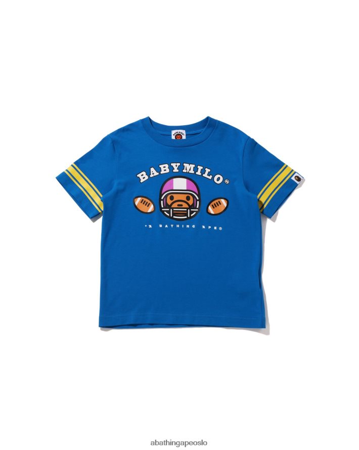 fotball baby milo t-skjorte 6XV6201582 blå A Bathing Ape barn