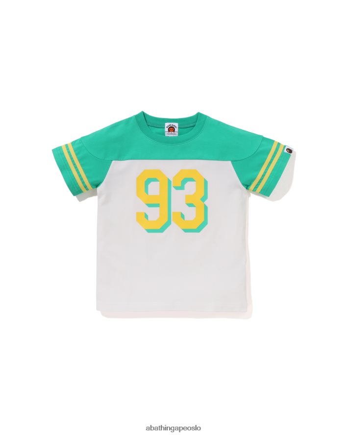fotball t-skjorte 6XV6201314 lysegrønn A Bathing Ape barn