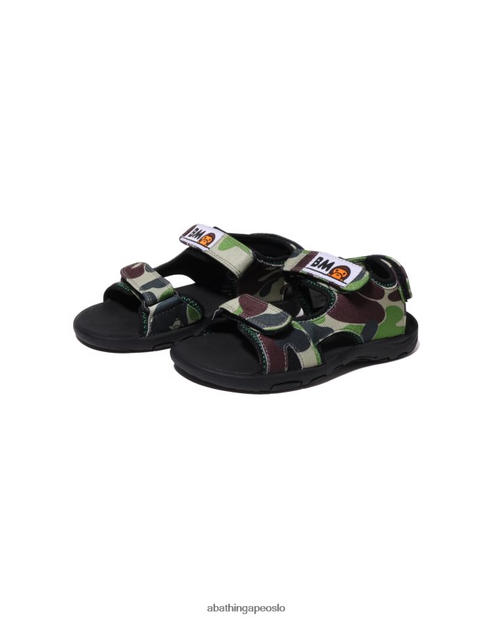 abc baby milo sandaler 6XV6201267 militærgrønn A Bathing Ape barn