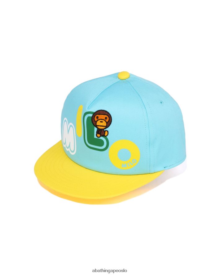 baby milo font cap 6XV6201344 lyse blå A Bathing Ape barn