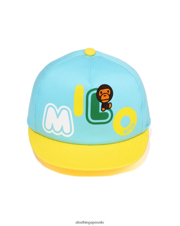baby milo font cap 6XV6201344 lyse blå A Bathing Ape barn