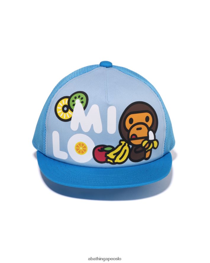 baby milo fruits nettinghette 6XV6201330 blå A Bathing Ape barn