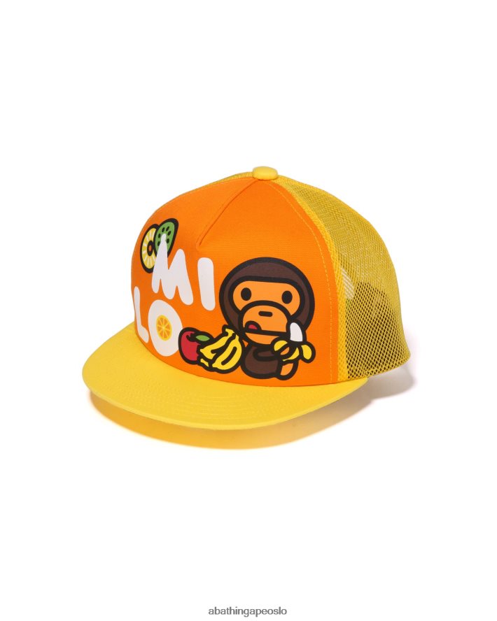baby milo fruits nettinghette 6XV6201331 oransje A Bathing Ape barn