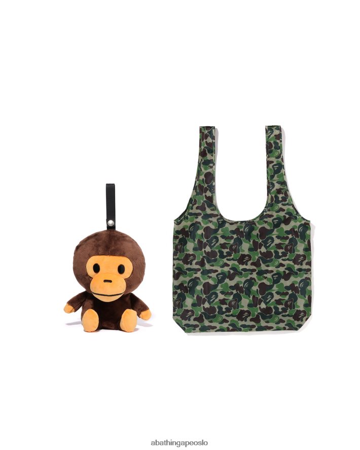 milo plysj dukke øko bag 6XV6201275 brun A Bathing Ape barn