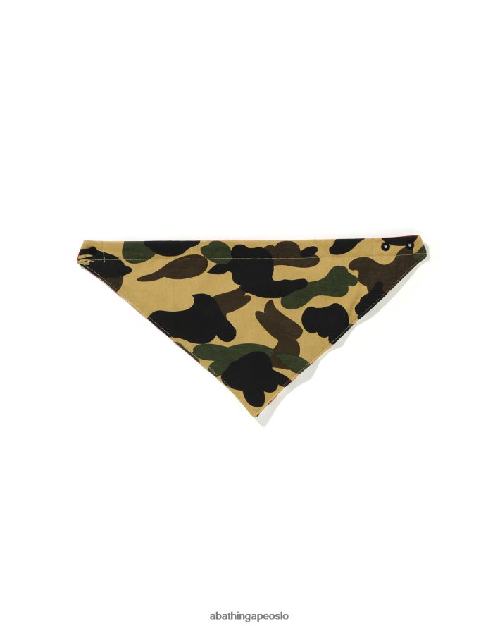 1. camo bandana smekke 6XV6201632 gul A Bathing Ape barn