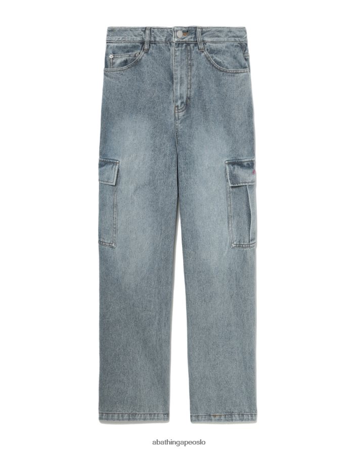 cargo jeans 6XV620817 denim A Bathing Ape kvinner