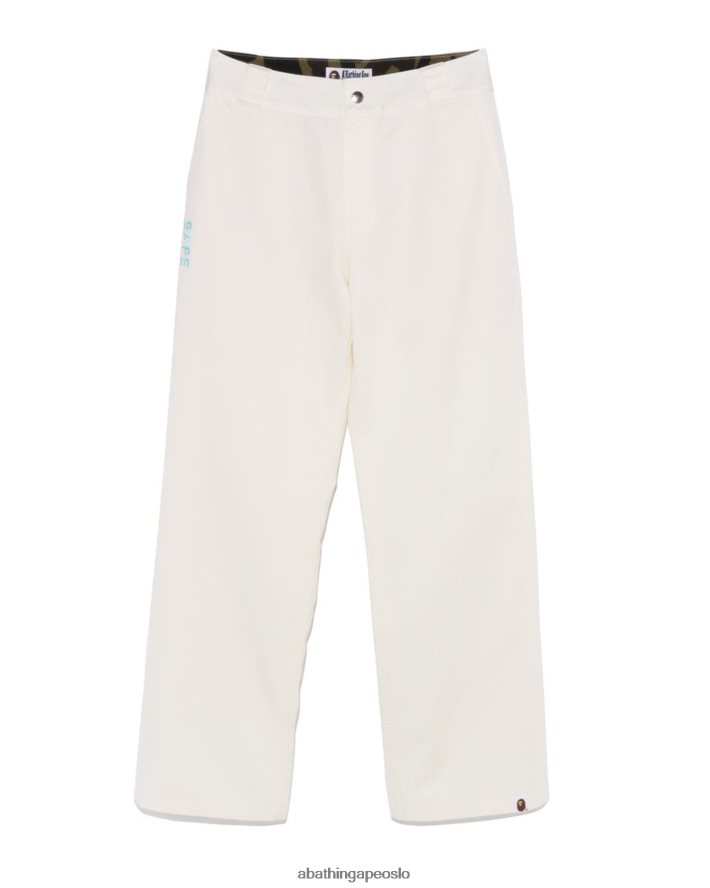 chino arbeidsbukser 6XV620885 hvit A Bathing Ape kvinner