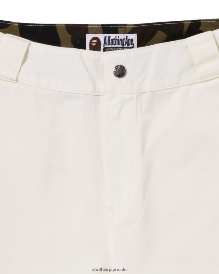 chino arbeidsbukser 6XV620885 hvit A Bathing Ape kvinner