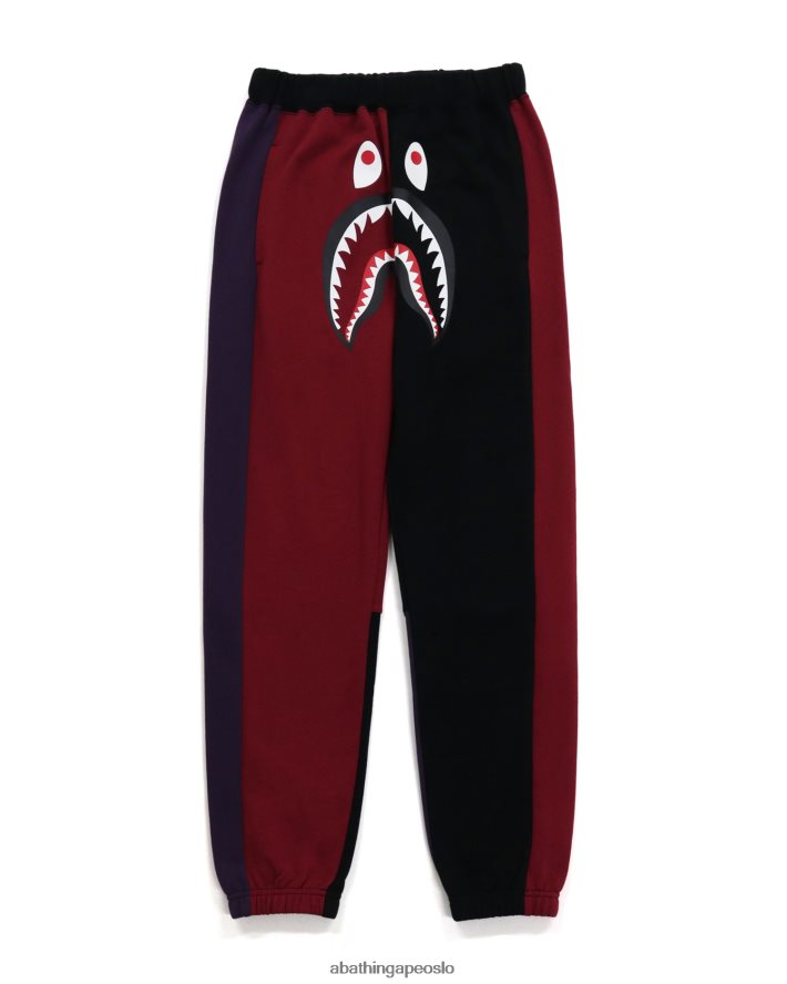 crazy shark joggebukser 6XV6201047 svart A Bathing Ape kvinner