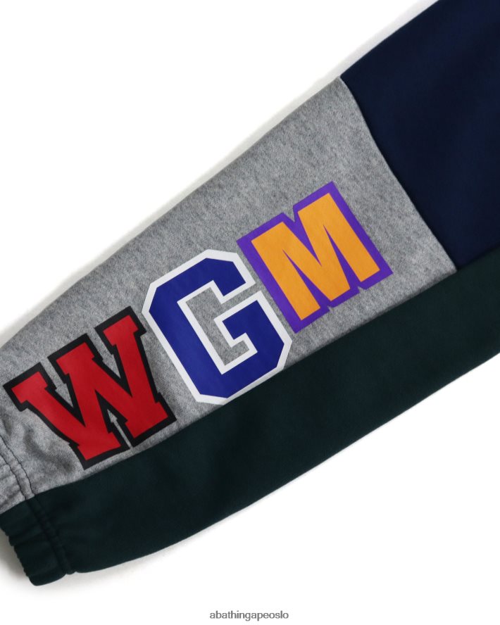 crazy shark joggebukser 6XV6201048 grå A Bathing Ape kvinner