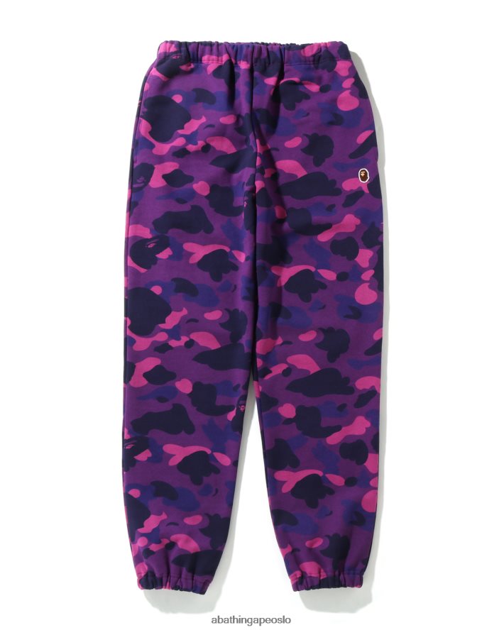 farge camo oversized joggebukser 6XV620986 lilla A Bathing Ape kvinner