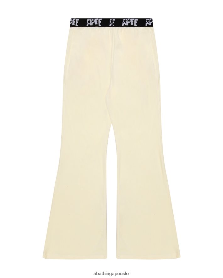 joggere i velur 6XV6201041 hvit A Bathing Ape kvinner