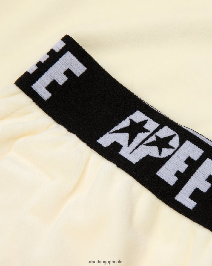 joggere i velur 6XV6201041 hvit A Bathing Ape kvinner